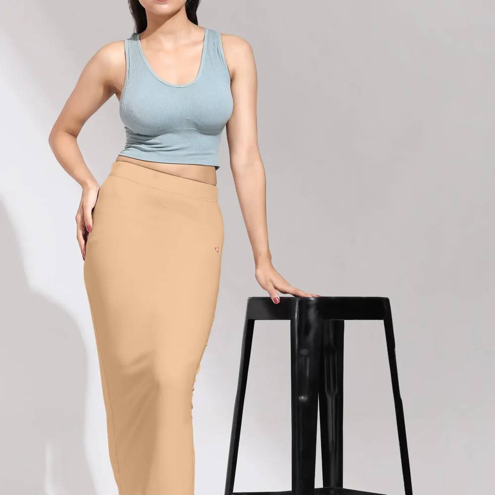 Ready Stock Sari Shapewear Petticoat Set Breathable, Antibacterial, Silicone Logo, Machine Washable